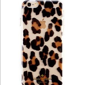 💯🆕📲 Kate Spade iPhone 6/6s Leopard Phone Case